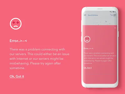 Offer Store - Error Popup applicaiton application branding dailyui design interface design mobile application mobileapp ui uichallenge ux webdesign website