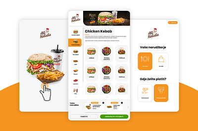 Self-ordering kiosk design app design branding design fastfood graphicdesign kiosk self ordering ui ux