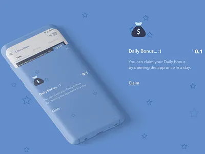 Offer Store - Daily Bonus application branding dailyui design designs illustration mobile design mobile ui mobileapp ui uichallenge ux webdesign