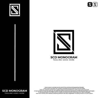 SCD MONOGRAM IDEA branding design designer designer logo designers designgraphic logo logodesign logoinspiration logotype
