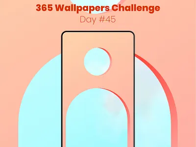 365 Wallpapers Challenge - Day45 365 365 daily challenge affinity designer affinitydesigner challenge daily mobile wallpaper wallpaper design wallpapers