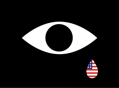USA blacklivesmatter graphic design illustration minimal tears usa vector