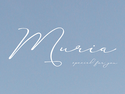 Muria - fascinates you display font elegant elegant font elegant fonts exercise font font awesome font design fonts handwriting luxury minimalist minimalistic muria script script font special white