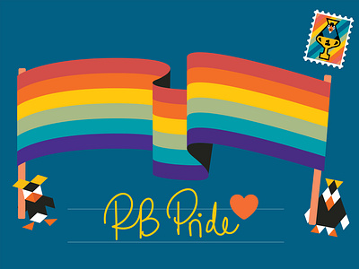 RB Pride <3 flag penguin pride receipt bank