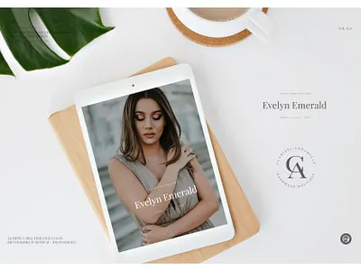 24 elegant femenine logos vol 8 branding collection design elegant feminine high end logo minimal pawellpi premium the bundle