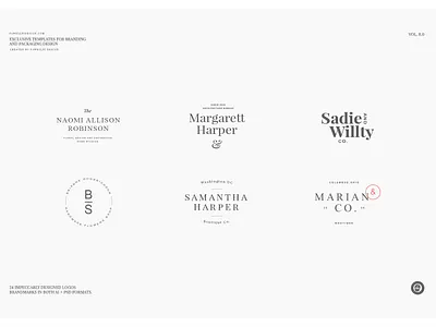 24 elegant femenine logos vol 8 0 presentation 08