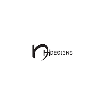 JH Designs logo minimalistic signature logo simplistic