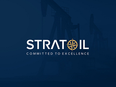 StratOil logo branding design energy icon logo