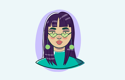 Girl number 3 art design girl girl character girl illustration graphic design graphicdesign illustration