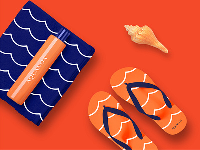 Aquanoa Brand Products Design agency beach brand creation brand logo flip flop logo logo designer logos orange orange county summer summertime towel yacht club yacht logo yacht style yachts