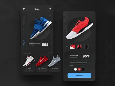 Shoe App android android app apps design apps screen dailyui dribbble mobile app mobile ui shoe shoebox shoes shoes app shoes store shop shopping shopping app ui ui design uidesign uiux