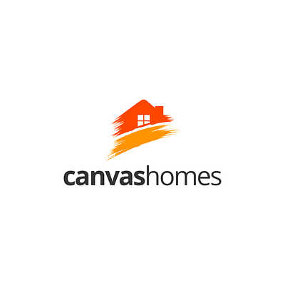 Canvas Homes abstract logo minimalist modern simple sophisticated