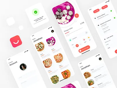 Food Ordering | PWA app app design art ux ui design app ios checkout concept design food ios ordering pizza pwa ui