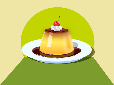 pudding illustration pudding vector