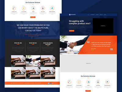 Landing page design for Neucommerce design digital landingpage photoshop template webpagedesign