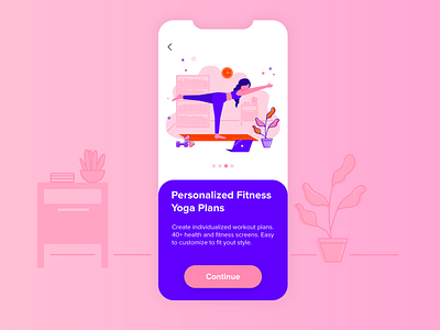 Yoga App app character design flat girl girl character girl illustration health health app health care illustration laptop ui vector yoga yoga app yoga pose