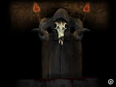 Skull Monk adobe design illustration photoshop wacom