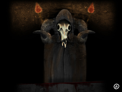 Skull Monk adobe design illustration photoshop wacom