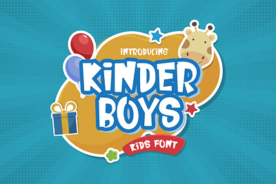 Kinder Boys - Playful Font playground