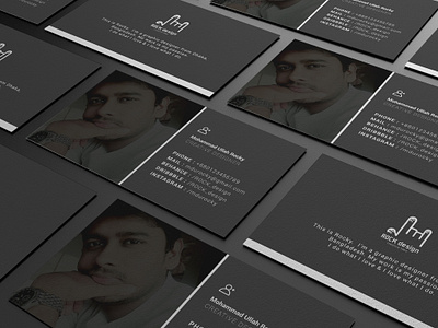 Minimal Personal Business Card black business card creative elegant minimal namecard personal professional stylish unique