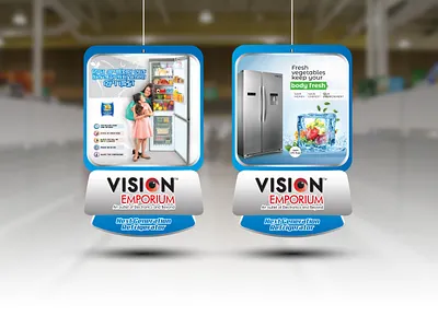 Reffrigerator Dangler advertise advertisement advertising advertisment branding