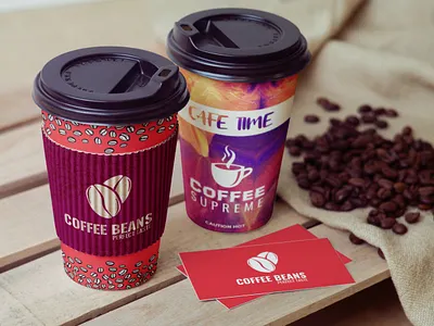 A Colour Full Paper Cup Design branding coffee bean coffee cup colourful colourfull design designer illustration illustrator photoshop photoshop art vector vector art vector illustration vectorart vectors vintage visual design