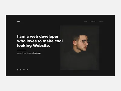 Homepage app design flat illustration minimal typography ui ux web website