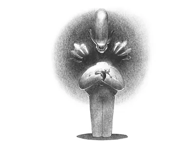 Cinema intro alien animation app branding cat cinema design doodle illustration sketch ui ux vector website