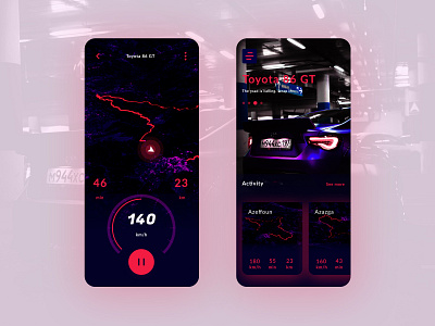 Location Tracker car dailyui design location tracker ui ui design uidesign user interface user interface design userinterface