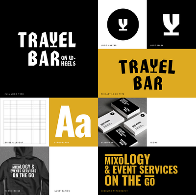 Travel Bar Branding brand identity logo logodesign