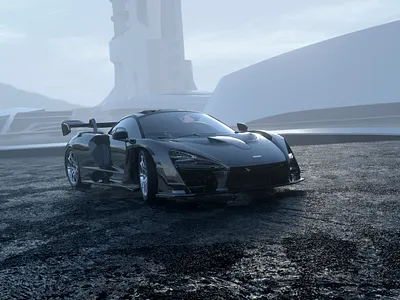 McLaren render 3d c4d octane