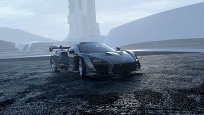 McLaren render 3d c4d octane