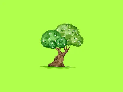 tree art bonsai illustrations tree tree logo trees