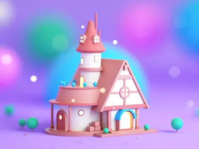 Building 3d 3d art 3drender c4d cinema4d digitalart isometric isometric art isometric design lowpoly lowpoly3d lowpolyart octanerender photoshop