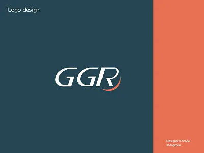 Logo GGR design illustration logo number ui ux web