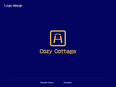 Logo EA design house illustration logo number