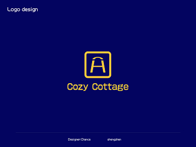 Logo EA design house illustration logo number