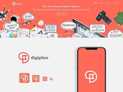 Digiphor Logo app logo branding branding agency d flag logo d logo df logo digiphor fintech logo logodesign modern branding modernlogo saas product logo startup logo tech logo techonology logo