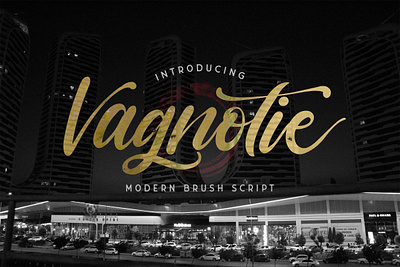 Vagnotie - Modern Brush Font calligraphy casual classy elegant feminime handdrawn handlettering handwritten ligature logotype luxury modern signature stylish whimsical