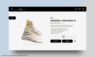 Shoe Website Concept uidesign uxdesign website websitedesign