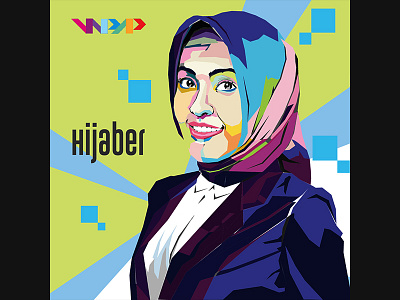 WPAP design illustration vector wpap