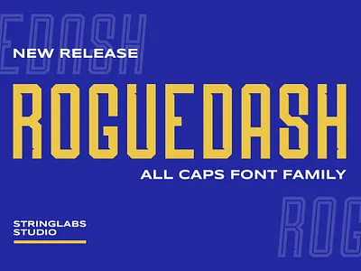 Roguedash - Stylish Sans Font Family bold elegant esport family futuristic logotype sans sansserif scifi strong stylish techno trendy typeface