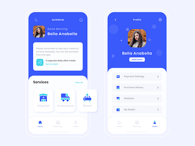 Medicine Delivery iOS App 2020 trend app application clean creative design emergency illustration medical app mobile app modern pharmacy shop shopping app store ui userinterface ux
