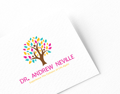 Dr. Andrew Neville branding creative design illustration logo vector