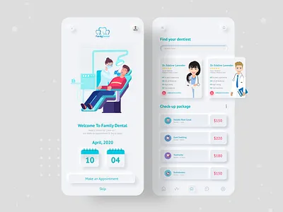 Dental Consultation App app appdesign appdesigner application consultation dental dental care dental clinic dental logo dental website design dentist doctor doctor app doctor appointment dribbble best shot landing page typography ui ux vector