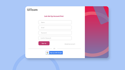 Sign up branding illustration sign in signup typography uidesign ux web