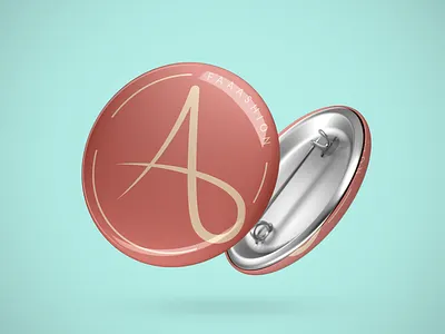 Faaashion - Brooch branding brooch calligraphy calligraphy logo design faaashion fashion brand fashion logo flat illustrator logochallenge logocore logodesign logomark logos minimal mockup pink ui vector