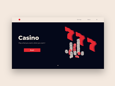 Casino Webdesign Concept casino casino concept casino design concept design flat design isometric isometric art isometric design ui ui design uiux ux web web design webdesign website