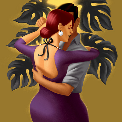 Dance, dance art dance dancers illustration illustrator magazine people tango