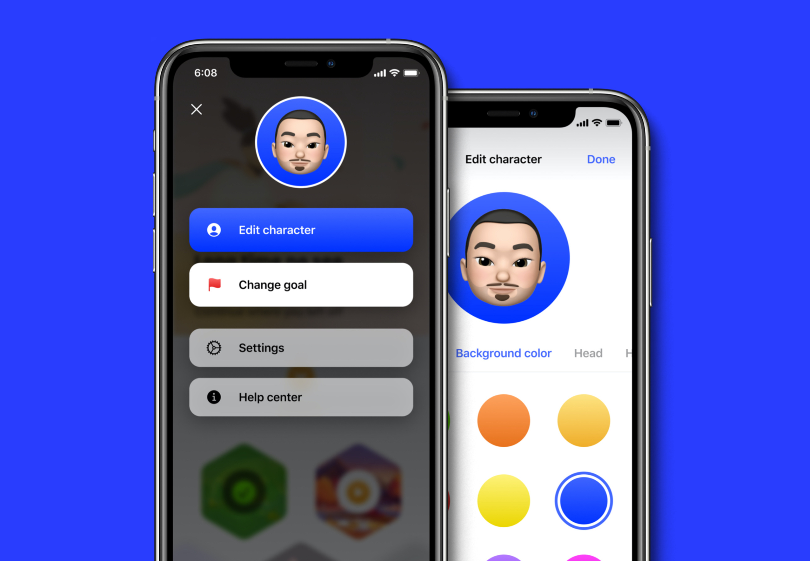 Example of Omni XL - Learn Languages: Edit Avatar (Concept)
